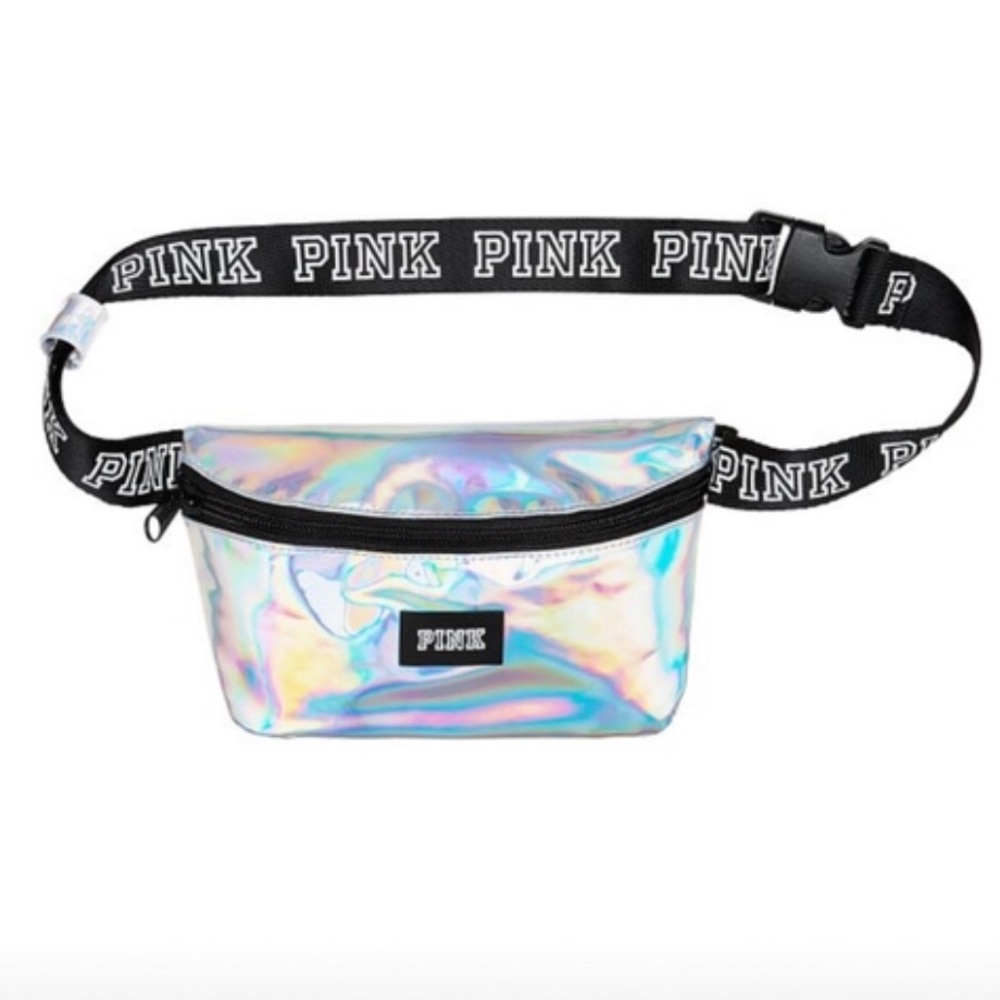 Pink Victoria Secret Fanny Pack Metallic